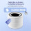 Levoit LEVOIT Core 300 Air Purifier Replacement Filter, 3-in-1 True HEPA, High-Efficiency Activated Carbon, Core300-RF, 1 Pack, White 8