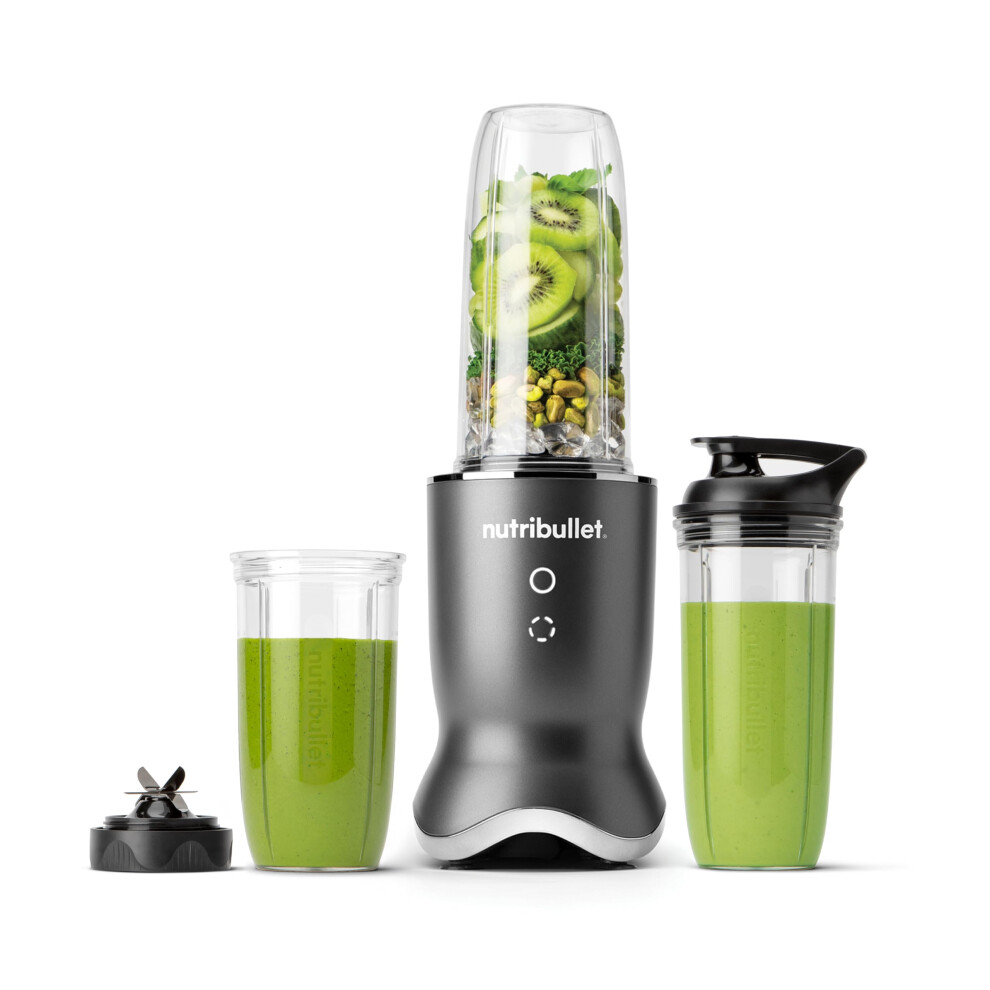 nutribullet Ultra 1200W Personal Blender - Rapid Extractor Blade to Crush Ice & Frozen Fruit - 900ml Cup - Powerful Yet Quiet - Illuminated Interface