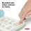 OXO OXO Good Grips No-Spill Ice Cube Tray, White/Blue 7