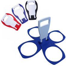 CarryAround Fold Away Cup Carrier/Caddy [MADE IN UK] [3 PACK] Take-Out Coffee Soft Drink Pint Beer Beverage Holder, Sturdy Reusable Pocket Size, Fest
