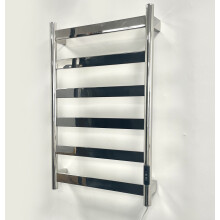 Electric Stainless Steel Towel Rail 700mm High x 400mm With Timer