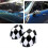 Car Checkered Mirror Caps Covers for R55 R56 R57 2