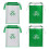 4PCS Recycle Waste Bin Bags for Kitchen Home Trash Sorting Bins 1