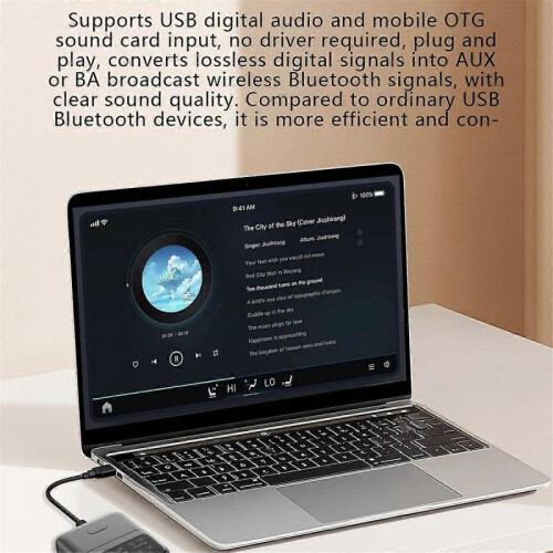 Bluetooth 5.4 Audio Receiver Transmitter Auracast LE Audio Adapter 1