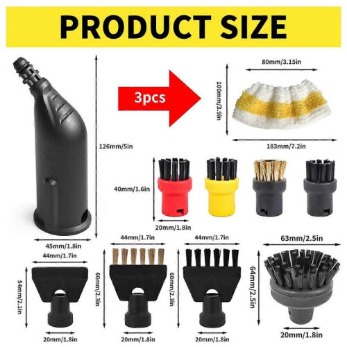 For Karcher Steam Cleaner Accessories Easyfix SC1 SC2 SC3 Accessories 2