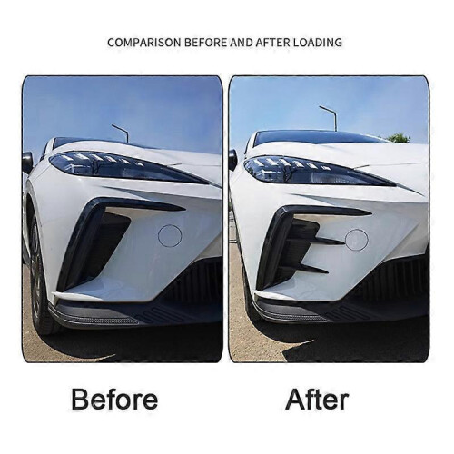Front Bumper Spoiler Side Air Vent Cover for MG 4 MG4 EV Mulan 2023 2