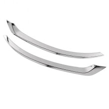 Car Chrome Rear Fog Light Eyelid Cover Trim for XC90 2016-2020