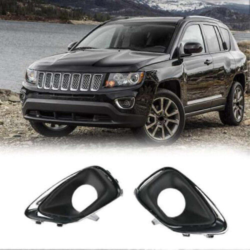 1 Pair for 2014-2017 Jeep Compass Front Left Right Side Fog Light 1