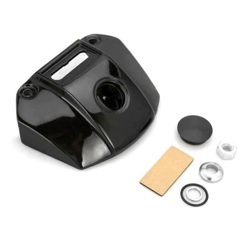 Motorcycle Headlight Black Mount Bracket Cover for