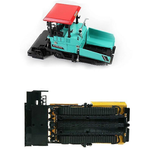 Alloy Paver Machine Highway Construction Truck 1:40,Yellow 2