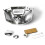 Motorcycle Headlight Black Mount Bracket Cover for 2