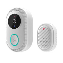 Tuya WiFi Video Doorbell WiFi Intercom Door Bell Camera Home White