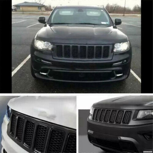 10x Front Grille Insert Ring Mesh Trim Cover Kit for Jeep Grand