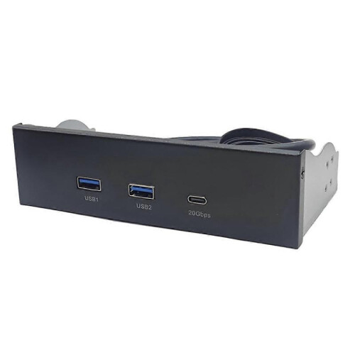 USB Front Panel for PC 2 Port USB 3.2 GEN1 5Gbps + 1 Port TYPE-C