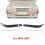Car Front Bumper Moldings + Chrome Trim for Mercedes Benz C-Class 2