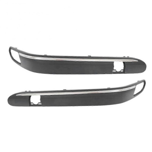 Car Front Bumper Moldings + Chrome Trim for Mercedes Benz C-Class