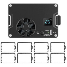 Camera Fan for A7M4/ZVE1/R8 Outdoor Live Vlog with Lithium Battery