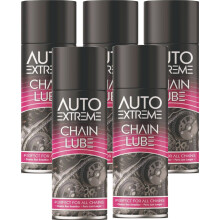 5 x 250ml Chain Lube Fully Synthetic Lubricant Spray Motorcycle Chain