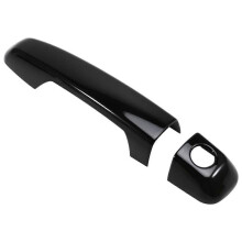 Car Exterior Door Handles Decor for Toyota Glossy Black