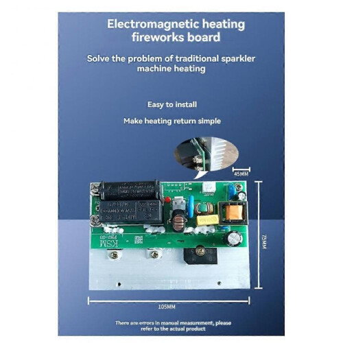 220V Cold Spark Heater Heating Board, Temperature Control 2