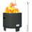 Outsunny Outsunny 45cm Smokeless Wood Burning Firepit Metal Fire Pit, Dark Grey 9