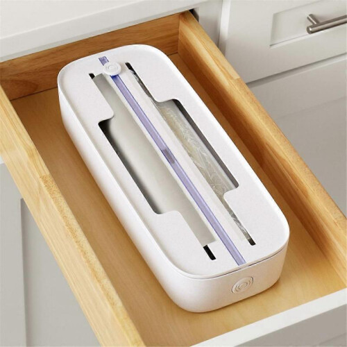 Kitchen Plastic Wrap Cutter Refrigerator Food Cutting Box 1