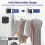Retractable Clothesline Indoor, Wall Mounted Clothesline Black 3