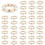 100Pcs Napkin Rings Imitation Pearl Beaded Rhinestone 1