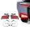 Motorcycle Rear Saddlebag LED Turn Signal Lights for 5