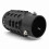 Car Universal Exhaust Pipe Decoration Racing Tail Throat Black 3