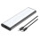 M.2 NVMe SATA SSD Enclosure Adapter Silver 1