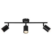 (Spotlight Bar, Black) Litecraft Tanner Spotlights Ceiling 3 Lights