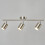 (Spotlight Bar, Satin Nickel) Litecraft Tanner Spotlights Ceiling 3 Lights 3