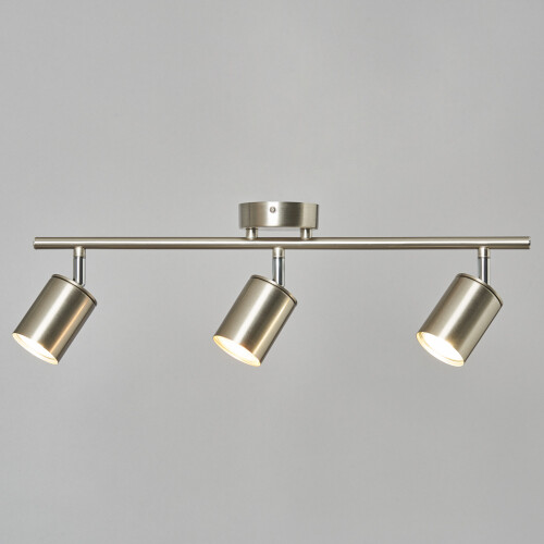 (Spotlight Bar, Satin Nickel) Litecraft Tanner Spotlights Ceiling 3 Lights 2