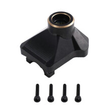 Brass Front Rear Differential Cover for 1/10 TRX4 G500 TRX6 Black