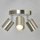 (Spotlight Plate, Satin Nickel) Litecraft Tanner Spotlights Ceiling 3 Lights 4