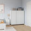 URBN Living (White) 120cm 3 Sliding Doors Kids Wardrobe Storage Closet 1