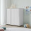 URBN Living (White) 120cm 3 Sliding Doors Kids Wardrobe Storage Closet 4