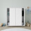 URBN Living (White) 120cm 3 Sliding Doors Kids Wardrobe Storage Closet 5