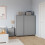 URBN Living (Grey) 120cm 3 Sliding Doors Kids Wardrobe Storage Closet 1