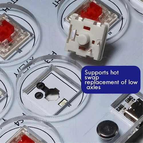 RP2040 Fighting Keyboard+12PCS Keycap A 2