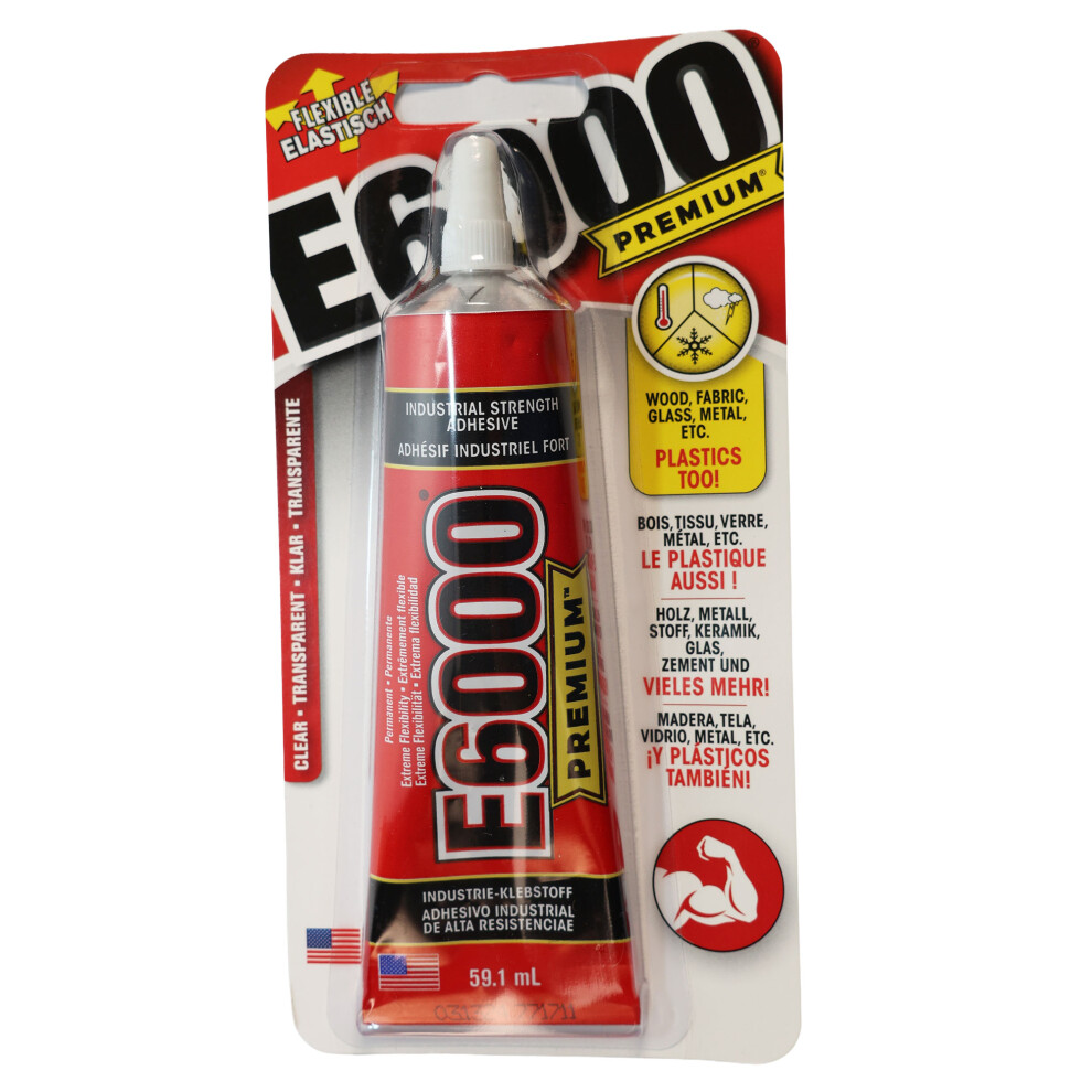 E6000 PREMIUM 59.1ml Clear Glue - Strong Plastic Glue - Strong Craft Glue - Image 4