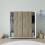 URBN Living (White with Oak Doors) 120cm 3 Sliding Doors Kids Wardrobe Storage Closet 5