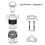 Gold Tub Drain Overflow Kit-Universal Bathtub Drain Replacement 2
