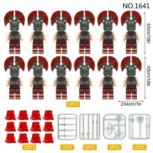 (12pcs-10) Medieval Knight Soldiers Military Building Blocks Minifigures Gift toy