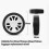 8pc Luggage Wheels Replacement Kit,Mute Caster Replacement Suitcase A 5