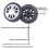8pc Luggage Wheels Replacement Kit,Mute Caster Replacement Suitcase A 3