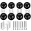 8pc Luggage Wheels Replacement Kit,Mute Caster Replacement Suitcase A 1