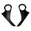1 Pair Car Rearview Mirror holder upper cover for 1