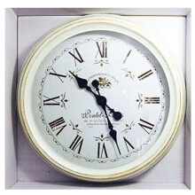 New Vintage Shabby Chic Wall Clock With silent & Non-Ticking Mechanism